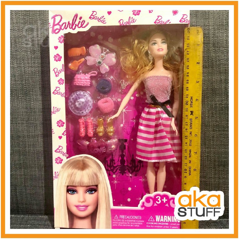 barbie hair accessories set