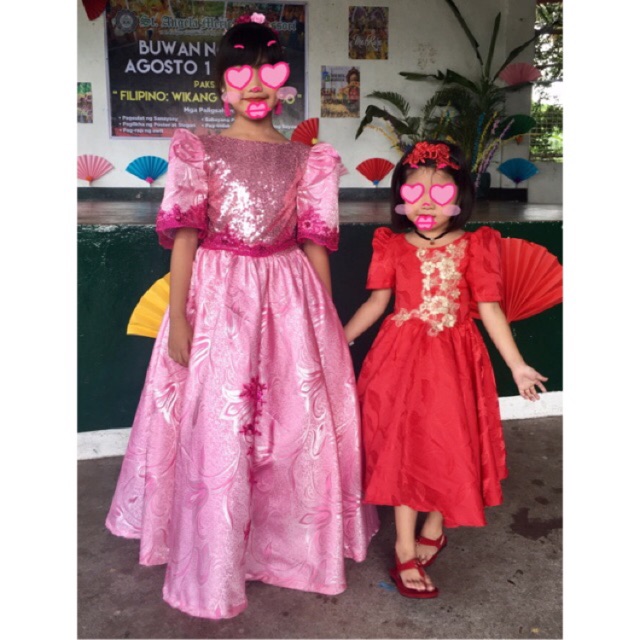 filipiñana dress for kids
