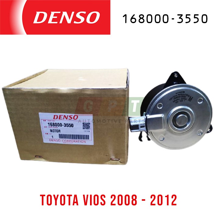 Radiator Fan Motor Toyota Vios Batman Gen 2 20082012 (DENSO Part No. 1680003550) Shopee