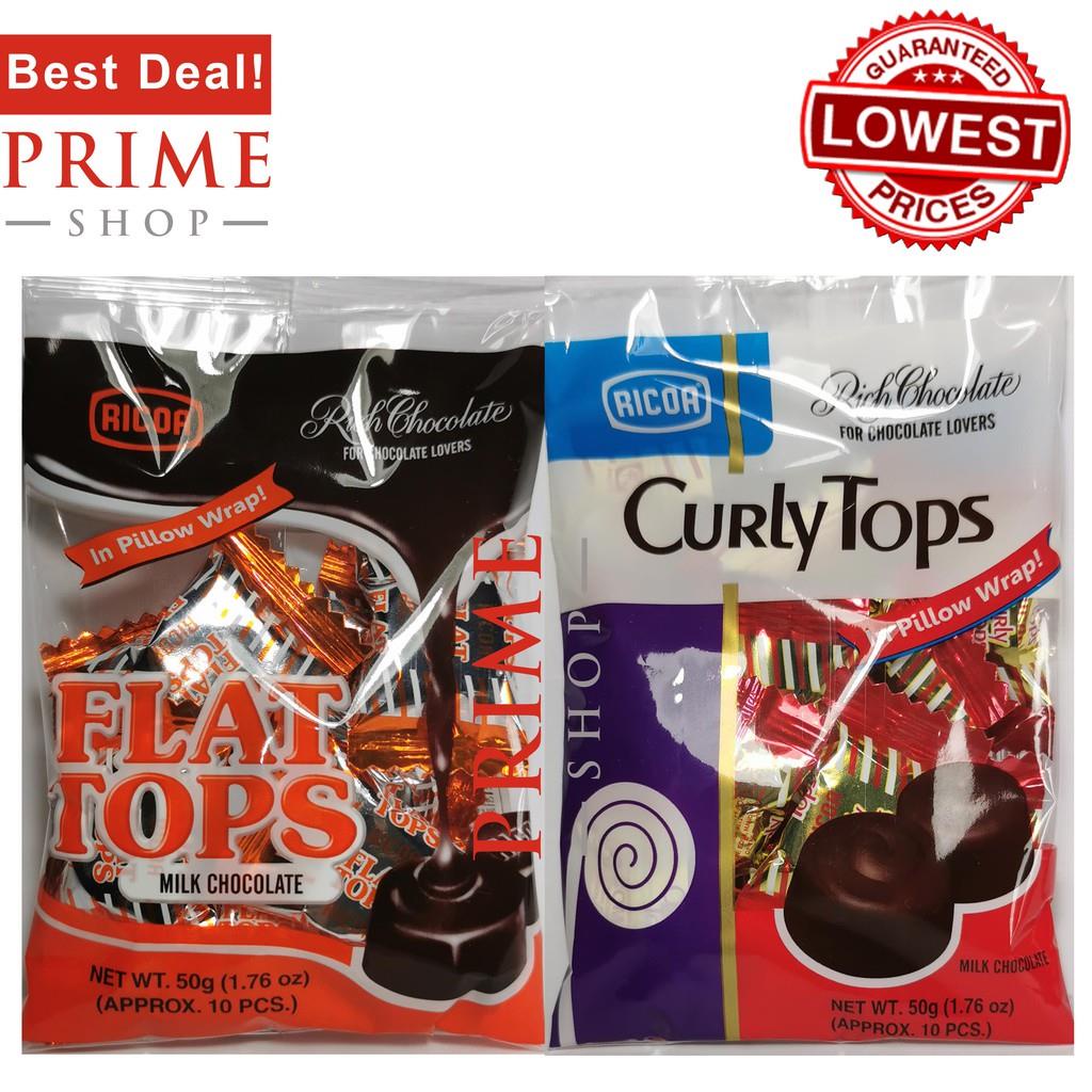 Curly Flat Tops Chocolate