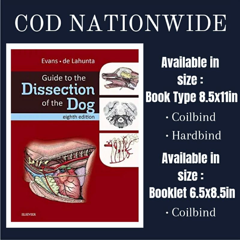 GUIDE TO DISSECTION OF THE DOG 8TH EDITION | Shopee Philippines