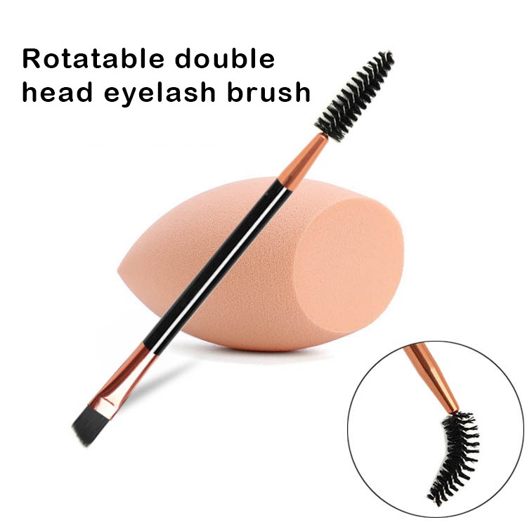 Duo Eyebrow Brush, Spoolie Brush and Angled Brow Brush Eyelash Brush