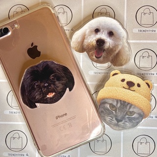 PET AND FURBABIES CUSTOMIZED ACRYLIC PHONE GRIP/ PHONE HOLDER
