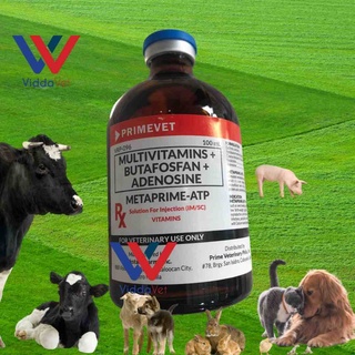 [ Metaprime -ATP 100ml ] (multivitamins+butafostan+adenosine) for pets ,livestock,  same as Coforta