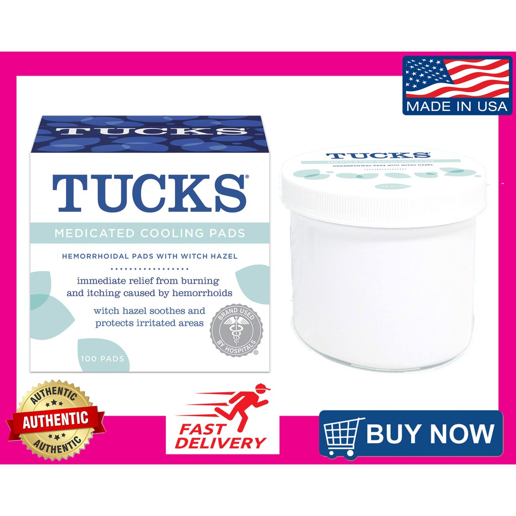 Tucks Medicated Cooling Pads, Hemorrhoidal Pads with Witch Hazel