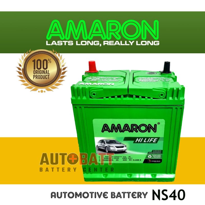 Amaron HI LIFE NS40 MaintenanceFree Automotive Battery Shopee