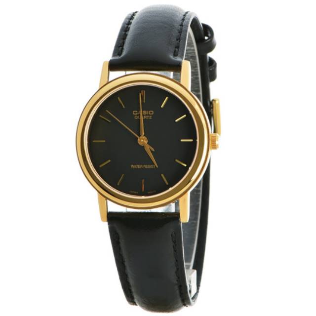Casio Original Men S Mtp 1095q 1a Analog Leather Strap Shopee Philippines