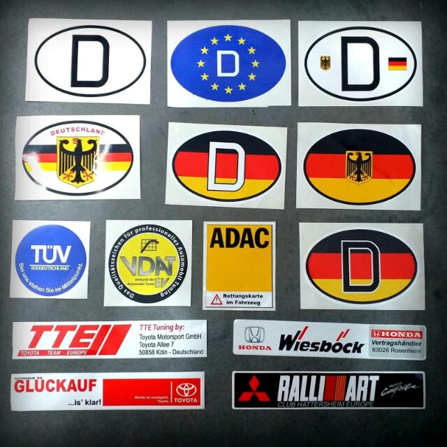 euro car decals