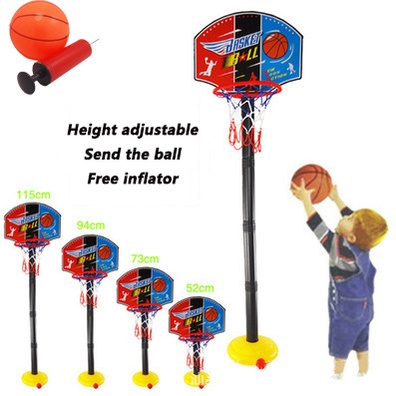 Outdoor indoor sports hardcore basketball children can lift basketball rack toys 