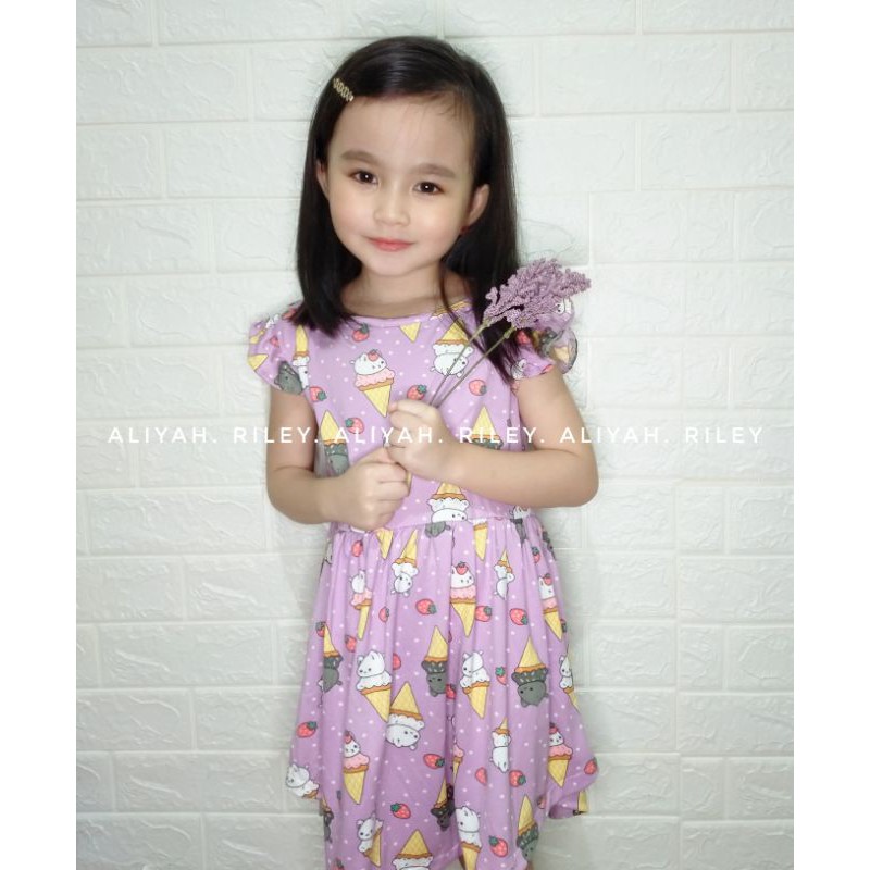 Dress for Girls Kids OOTD 6-10 years old Fashion Gift Ideas Long Dress Comfortable Dress