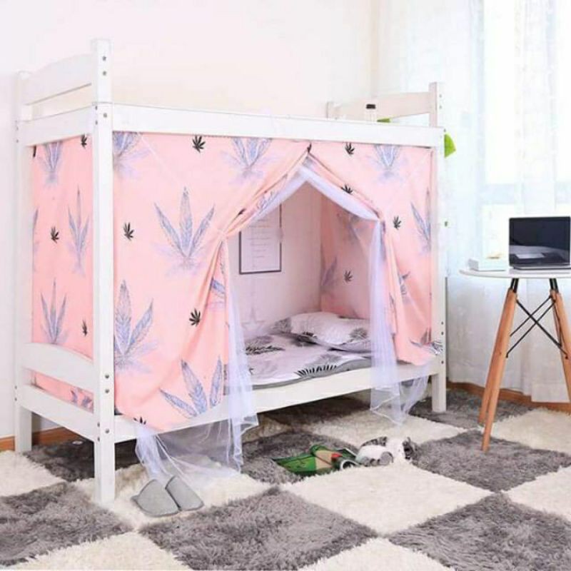 Privacy Bed Curtain Dormitory, Canopy Bed Curtains For Bunk Beds