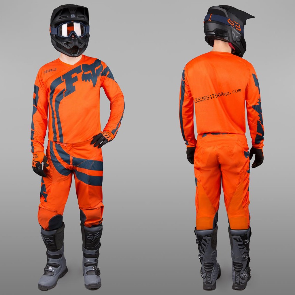 orange motocross gear