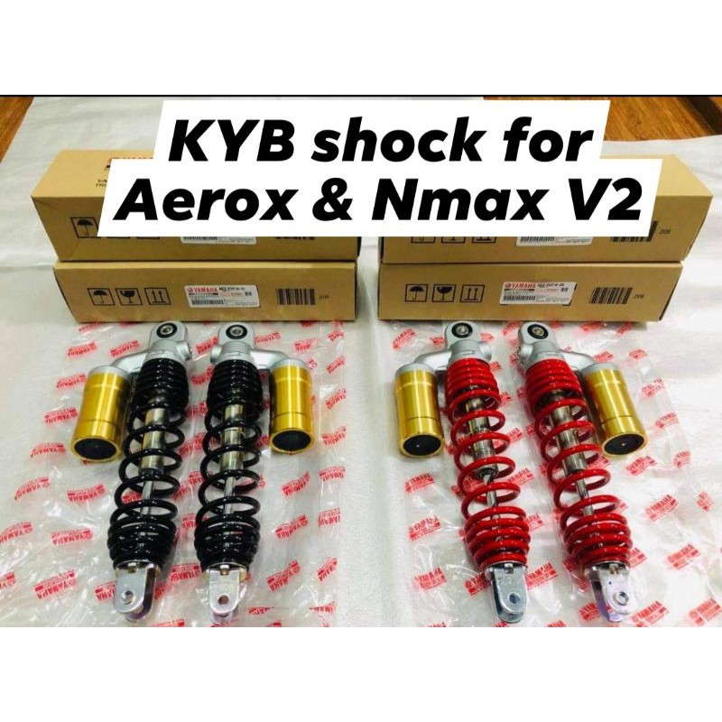 Kyb Shock V For Aerox V V Nmax V Airblade Original Yamaha Pair With Sticker