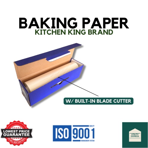 Baking Paper 500 ft. x 12 inches (L x W) NONSTICK Kitchen King Brand - Tray Liner Heat-resistant