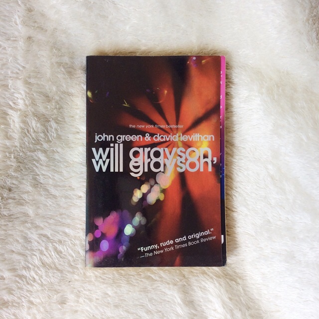 Will Grayson Will Grayson By John Green David Levithan Shopee Philippines
