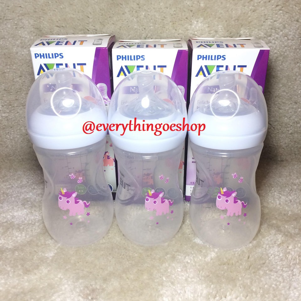 avent unicorn bottle