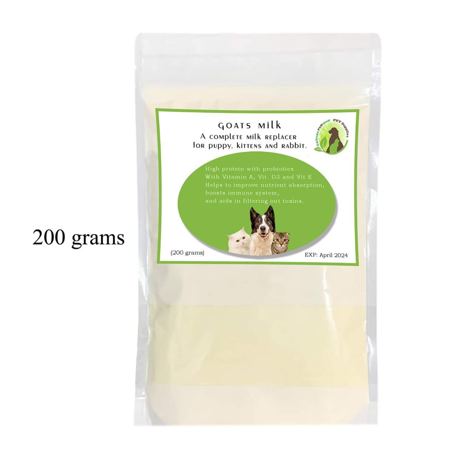 Goats Milk a complete Milk Replacer for Puppy , Kitten & Rabbit