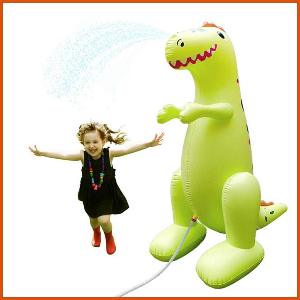 Giant Dinosaur Sprinkler Inflatable Dinosaur Water Toys Spray Dino