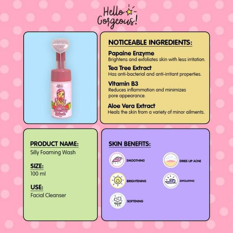 gorgeous tea tree oil face wash