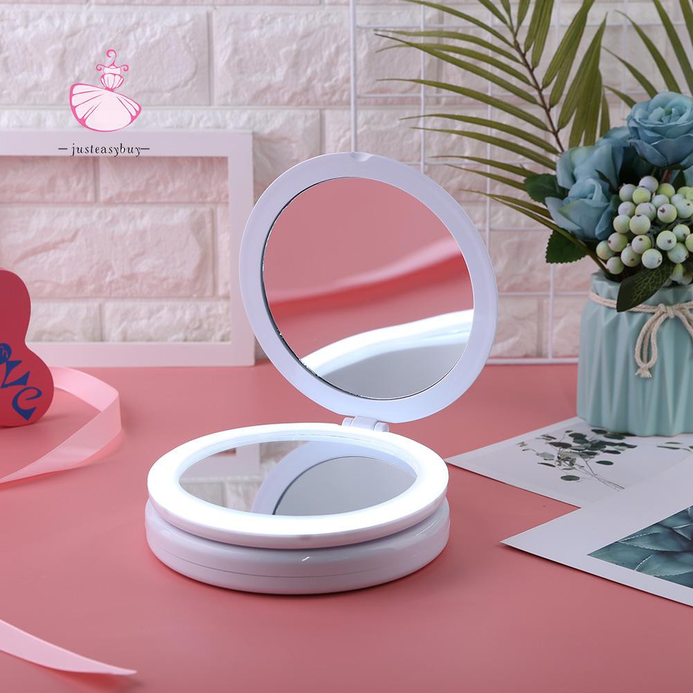 portable makeup table with lights and mirror