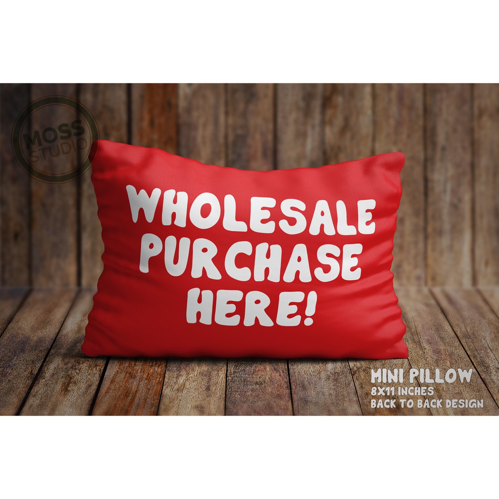 8x11inches Mini Pillows Wholesale Price Shopee Philippines