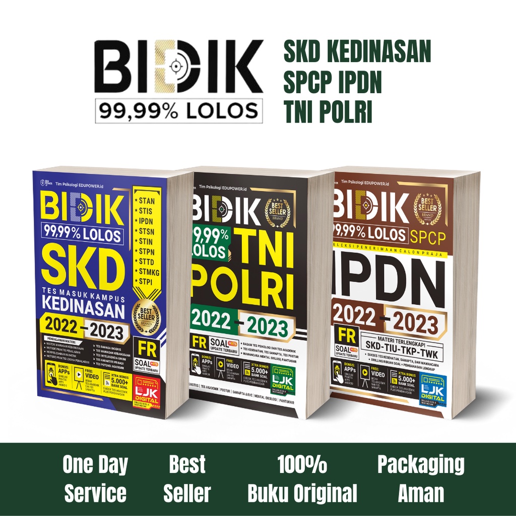 Lolos Test Book SKD Official, IPDN, TNI POLRI 2022-2023 Latest Problems ...