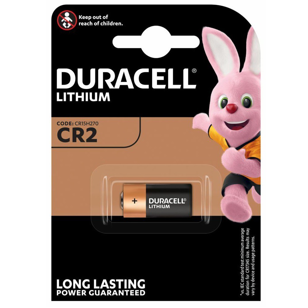 Duracell CR2 3V Lithium Battery CR2 Cylindrical Photo Lithium Power 3 volts CR 2 CR15H270