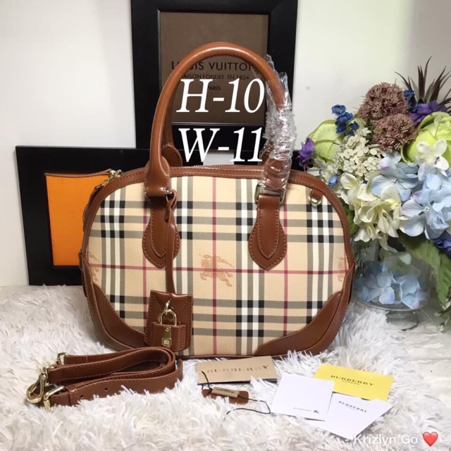 Original burberry handbag and sling | Shopee Philippines