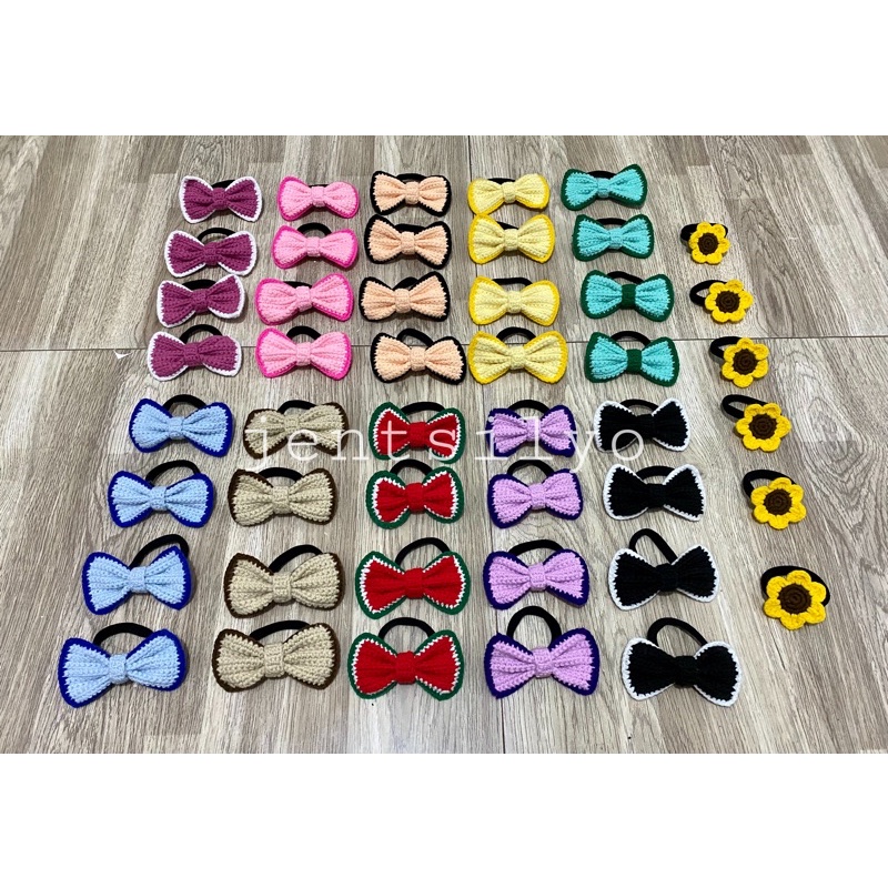 ribbon bow hair tie