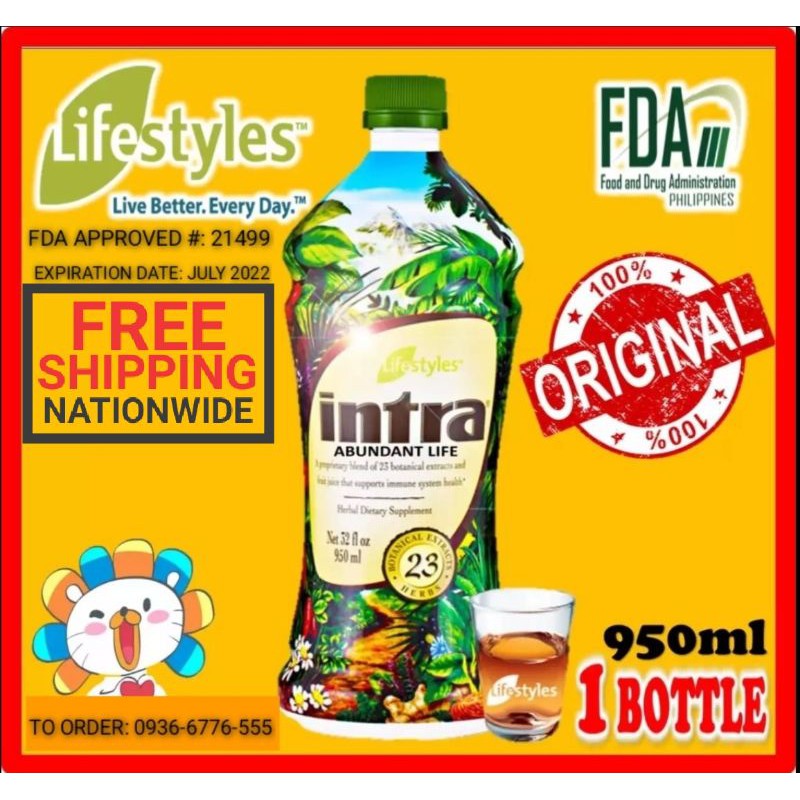 INTRA JUICE BY LIFESTYLE 100 ORIGINAL WITH EDDIE GARCIA FREE SHIPPING