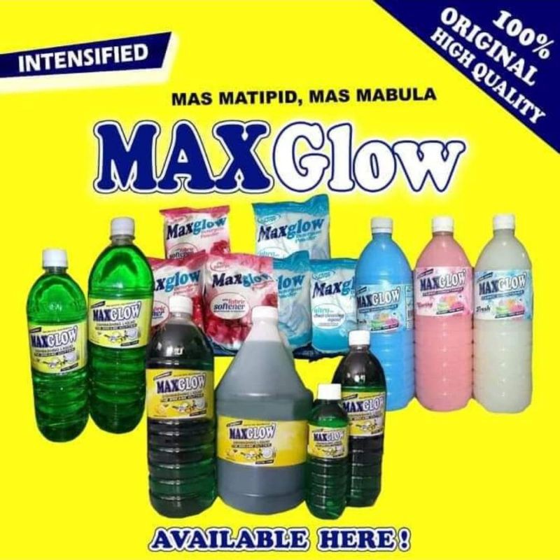 MAXGLOW Dishwashing Liquid 350ml/1 Liter/1.5 Liter Shopee Philippines