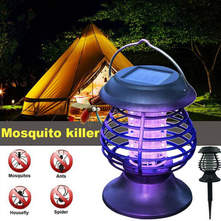 2LED Garten Rasen Solar Power Moskito Killer Licht Insekt Pest Bug Lampe 0.4W-MY 