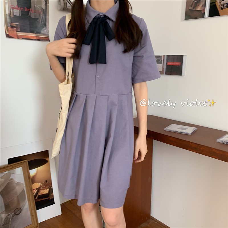 purple polo dress for girl
