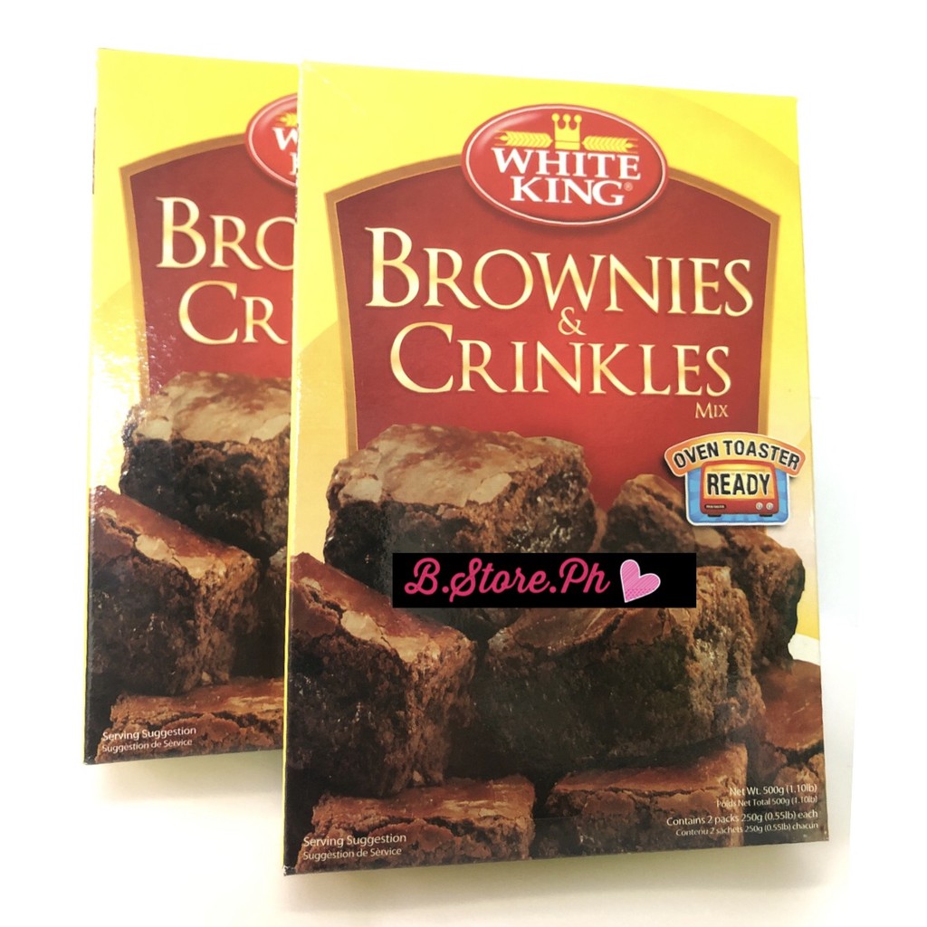 White King Brownies & Crinkles Mix 500g | Shopee Philippines