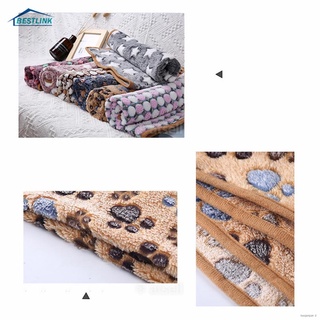 ◘BL Flannel Thickened Pet Soft Fleece Pad Pet Blanket Bed Puppy Dog Cat Sofa Cushion Home Rug Sleepi #6