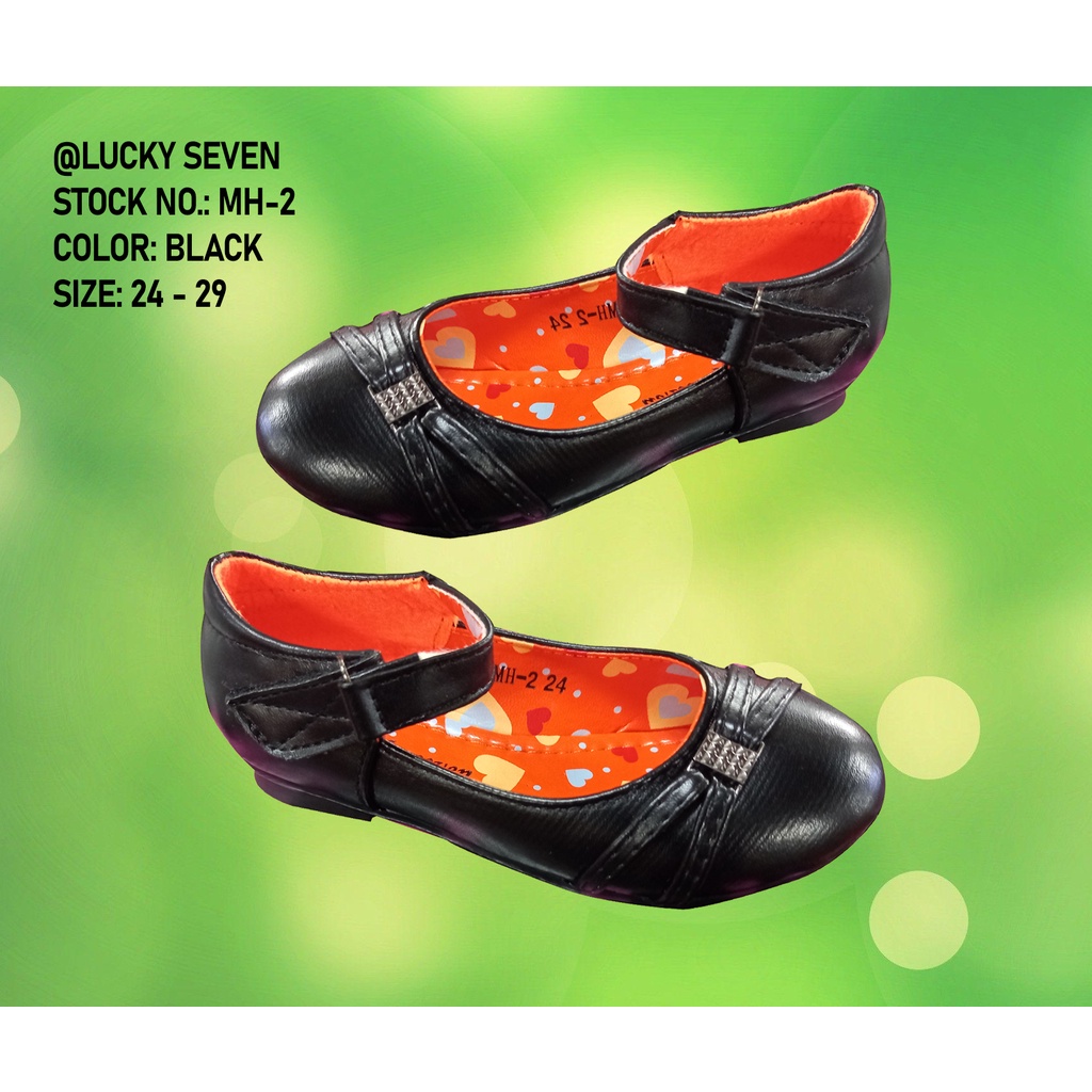 Lucky Seven School Shoes/Black Shoes Shopee Philippines