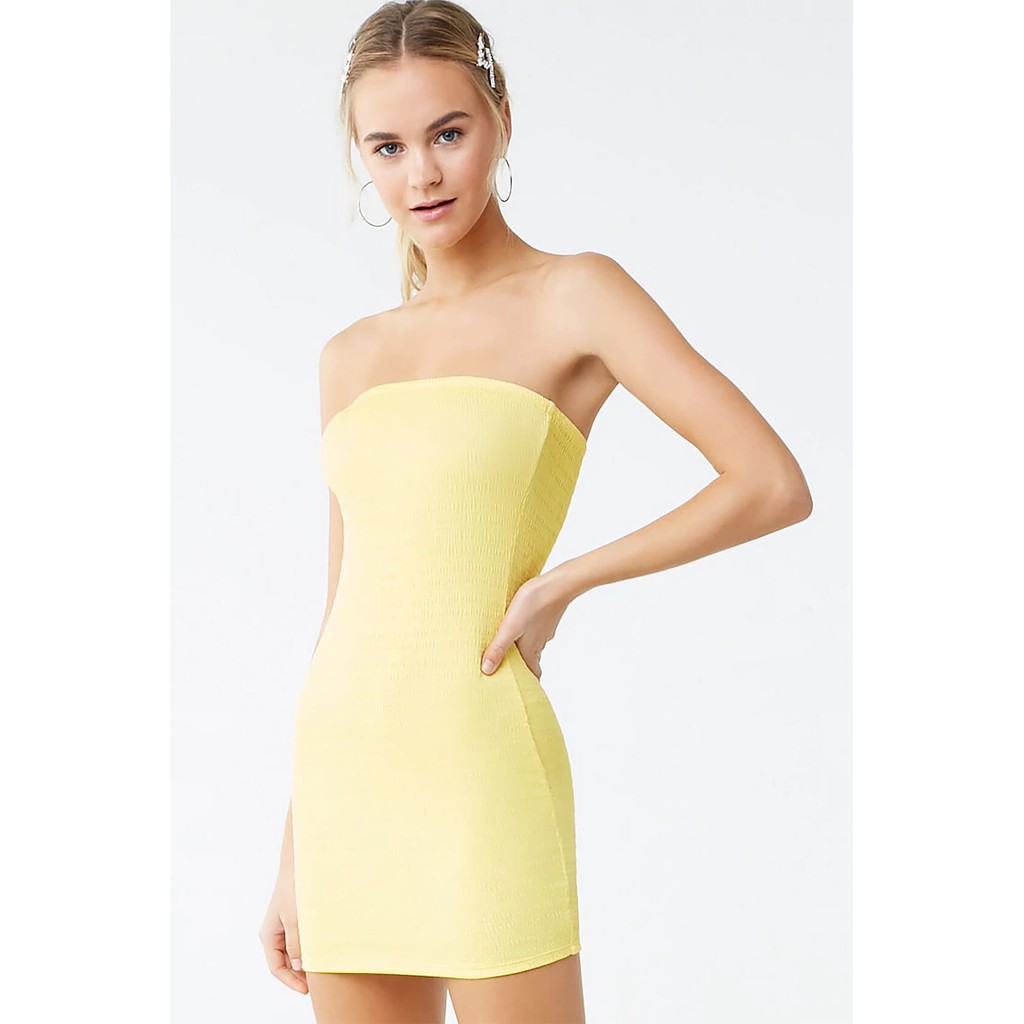 woman yellow dress