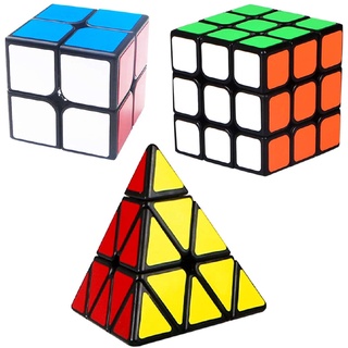KidsPark Pyramid Rubix Cube Magic Speed Cube Puzzle Toys For Kids & Adults, 