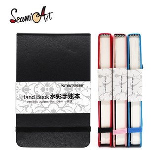 SeamiArt Potentate Mini Drawing Notebook For Watercolor 300GSM Paper 24 Sheets 4 Color Options