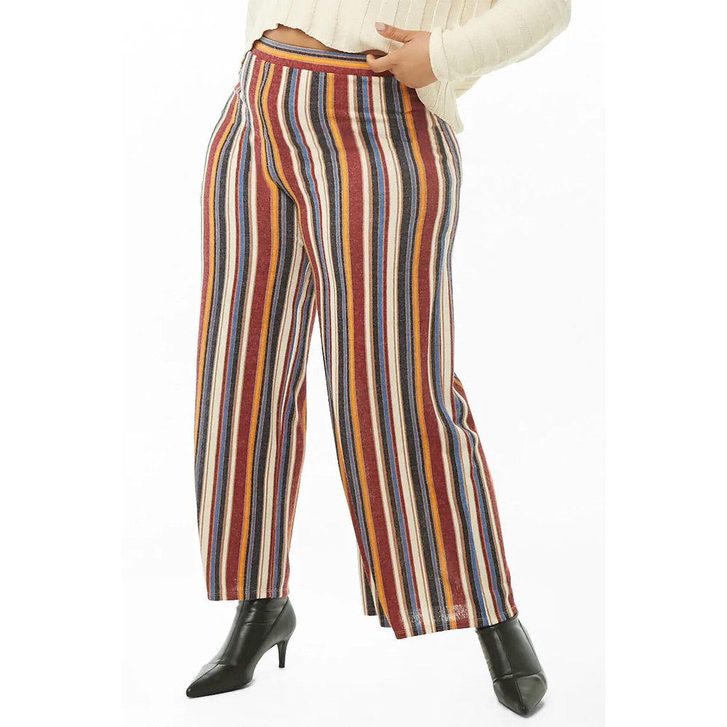 striped palazzo pants forever 21