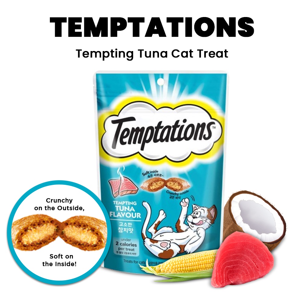 Temptations Tempting Tuna Cat Treat 85g | Wintop