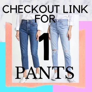 1 SKINNY, BAGGY & MOM JEANS KOREAN FASHION LIVE SELLING CHECKOUT LINK