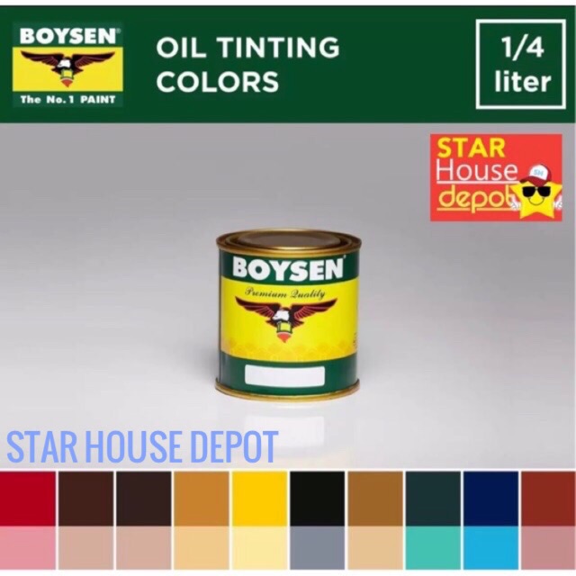 BOYSEN Oil Tinting Color Paint Shopee Philippines