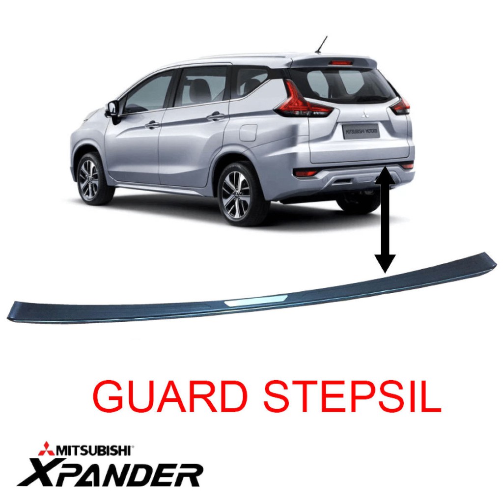 Mitsubishi Xpander Rear Bumper Guard Step Sill Stepsill Aeromax VERSION1 Shopee Philippines