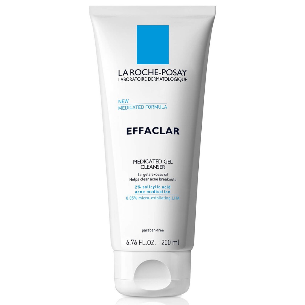 Authentic La Roche-Posay Effaclar Medicated Gel Cleanser for Acne Prone Skin with Salicylic Acid 