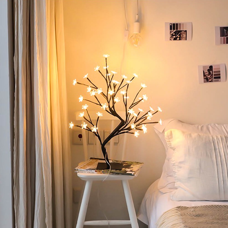 cherry blossom tree floor lamp