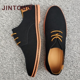 2022 Spring Suede Leather Men Shoes Oxford Casual Shoes Classic Sneakers Comfortable Footwear Dress Shoes Large Size Flats