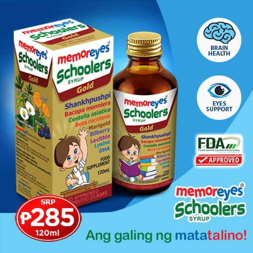 MemorEyes Schoolers Syrup Memory Enhancer Brain Booster Health Vitamins ...