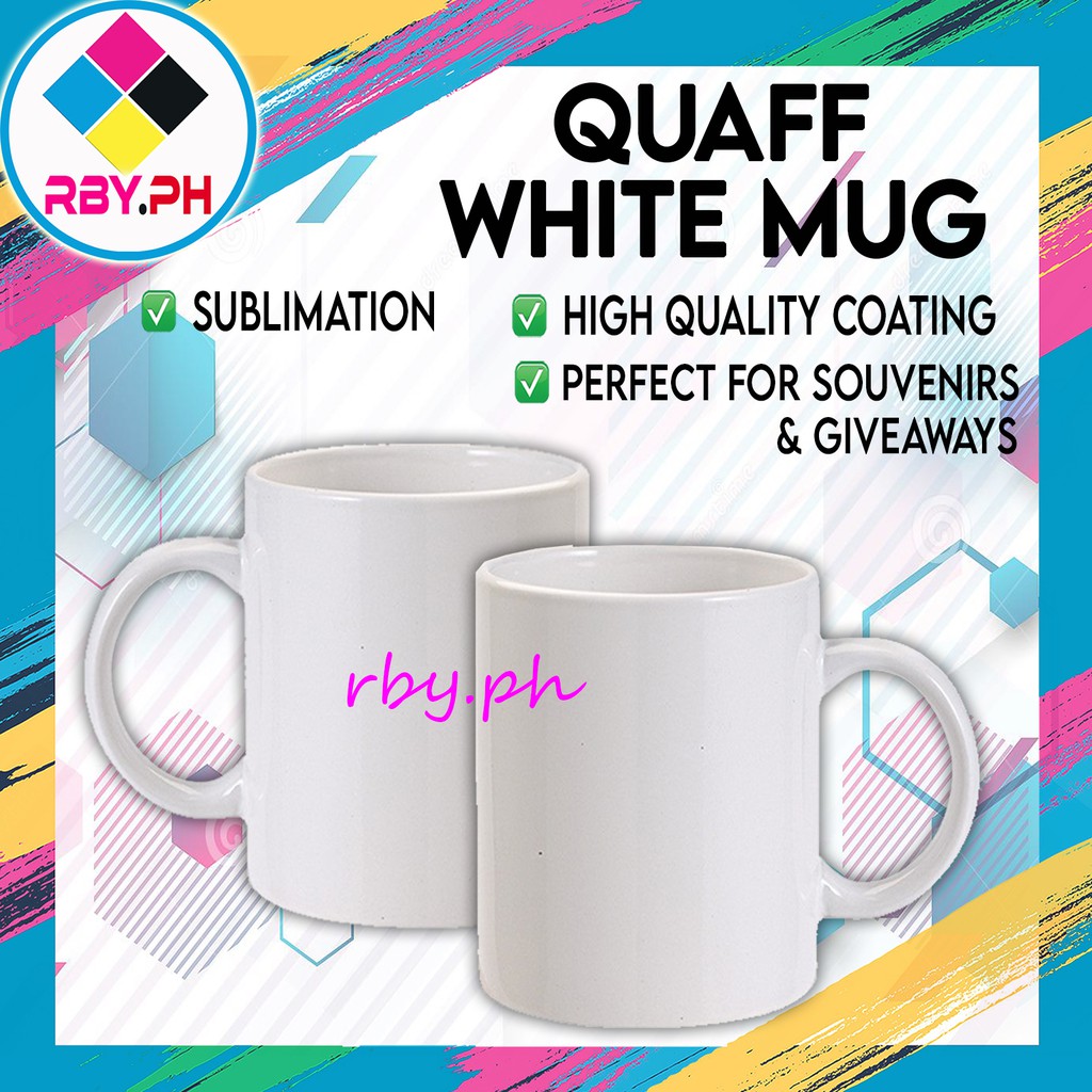 QUAFF SUBLIMATION WHITE MUG (1BOX/36 pcs) Shopee Philippines