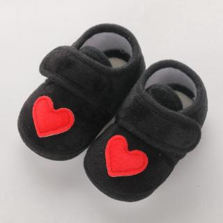 red crib shoes